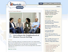 Tablet Screenshot of blog.rentals.com